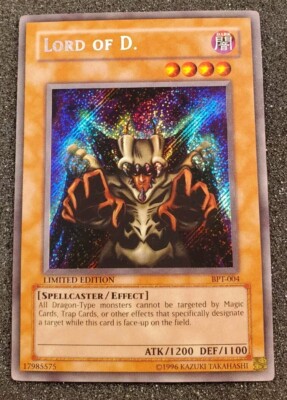 Yu-Gi-Oh! Lord of D.  BPT-004 Limited Edition Secret Rare -image