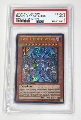 YuGiOh Raviel Lord of Phantasms LC02-EN003 Collectors Tin PSA 9-image