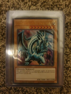 - Blue-Eyes White Dragon BPT-003 2002 Limited Edition Secret Rare YuGiOh-image