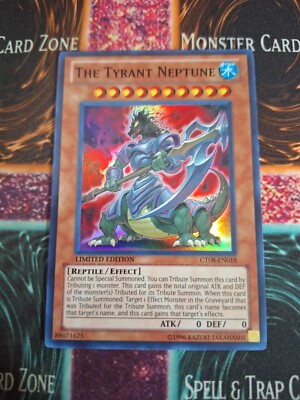 Yu-Gi-Oh! TCG The Tyrant Neptune CT08-EN018 Super Rare Limited Near Mint-image