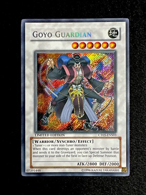 🔥YUGIOH • GOYO GUARDIAN • SECRET RARE • CT05-ENS03 • LIMITED EDITION • VLP🔥-image