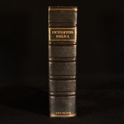 1914 Encyclopaedia Biblica Edited by Rev T. K. Cheyne and J. Sutherland Black...-image