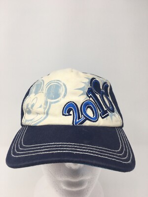 Walt Disney World Navy 2010 Mickey Adult Adjustable Hat Cap WDW-image