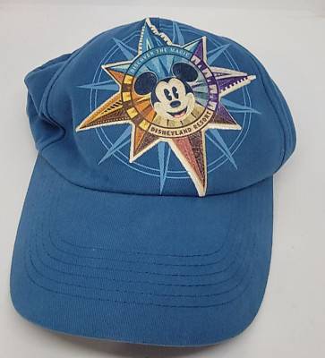 Walt Disney World Parks Discover The Magic Blue Mickey Mouse Hat Cap Compass-image