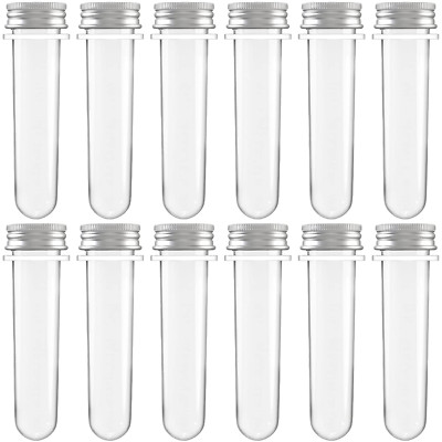 12 Pcs Plastic Test Tubes 45 Ml Science Party Test Tubes for Scientific Experime-image
