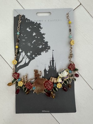 Disney Parks Kingdoms and Castles Beauty and the Beast Belle Necklace New-image