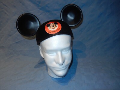 Vintage Jacobson Walt Disney World MICKEY MOUSE Ears Hat Adult Size- Made in USA-image
