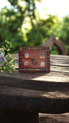 Disney VIP Tours Pin Set Mickey Plaid Exclusive Walt Disney World park 2025 -new-image