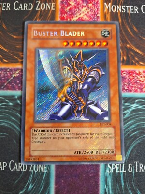 Yu-Gi-Oh! TCG Buster Blader BPT-008 Limited Secret Rare MP Foil Bleed-image