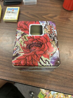 Yugioh 5d's Black Rose Dragon Collector's 2008 Tin Empty Excellent Shape-image