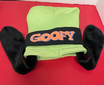 Walt Disney World Adult Men's Goofy Tall Hat Cap Green Floppy Ears Polyester-image