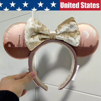 Disney Parks Loungefly Star Wars Sands of Tatooine Minnie Ears Headband US Ship-image