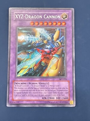 Yu-Gi-Oh! TCG XYZ-Dragon Cannon BPT-010 Limited Secret Rare NM/LP Foil-image
