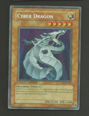 Yugioh! Cyber Dragon - CT03-EN002 - Secret Rare Limited We Ship Worldwide-image