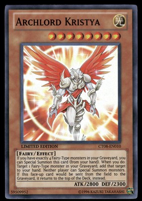 Yugioh! Archlord Kristya CT08-EN010 Super Rare LP-image