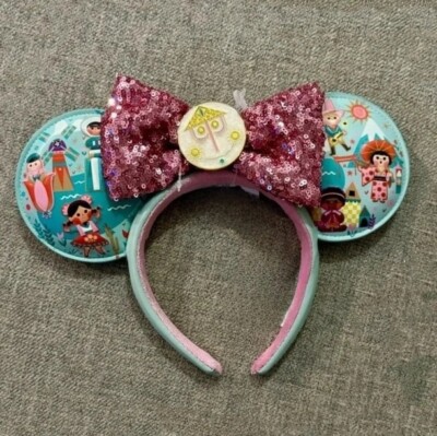 2024 Disney Parks It’s A Small World Ears Headband Nwt-image
