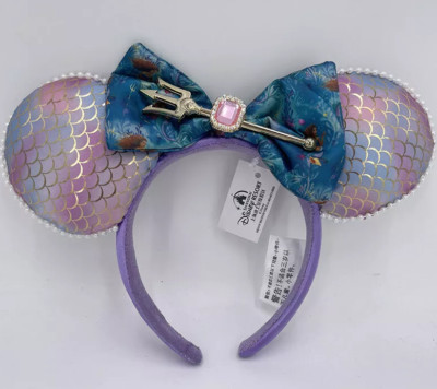 Disney-Parks Ariel The Little Mermaid Live Action Minnie Ears Headband-image