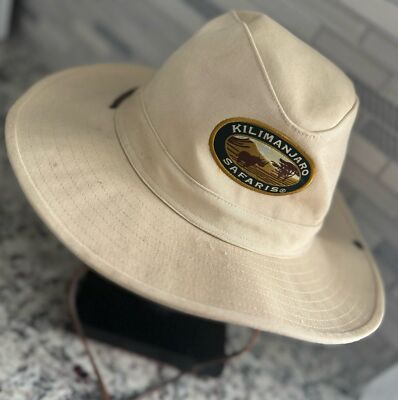 Vintage 90s Walt Disney World Animal Kingdom Safari Hat OSFA Rare-image