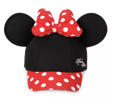 Disney Parks WDW Minnie Mouse Ear Baseball Cap Hat for Kid New with Tag-image