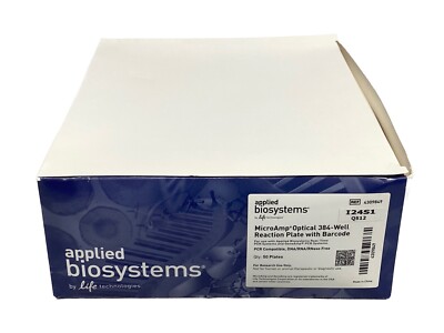 (50/Pk) APPLIED BIOSYSTEMS 384-Well MicroAmp Optical Reaction PCR Plate 4309849-image