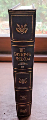 The Encyclopedia Americana Annual 1954  Volume 24  Vintage Book Russia - Silius-image