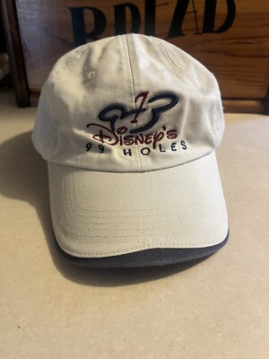 Walt Disney World Golf Cap-99 Holes Of Golf EUC-image