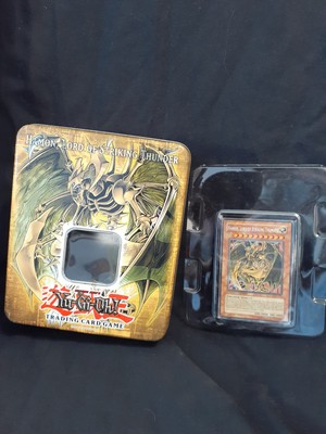 Yu-Gi-Oh!   2006 Collectors Tin - HAMON LORD OF STRIKING THUNDER &  Sealed  Card-image
