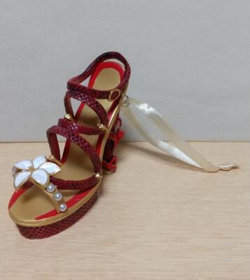WDW Disney Mulan Mushu red shoe ornament Christmas figure good condition-image