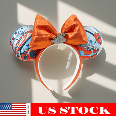Disney World Parks Magic Kingdom Tomorrowland Minnie Ears Headband 2024-image