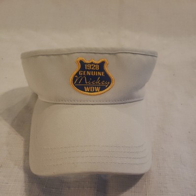 Mickey Mouse WDW Walt Disney World Visor Hat 1928 Genuine Beige Free Shipping-image