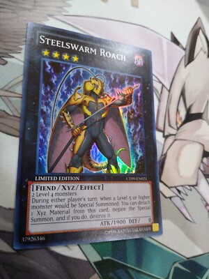 Yu-Gi-Oh! Steelswarm Roach CT09-EN021 Limited Edition Super Rare NM ENG -image
