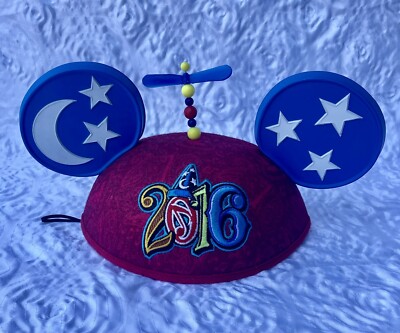 Disney Parks Mickey Ear Hat 2016 Walt Disney World Logo - Spinner Top Collector-image