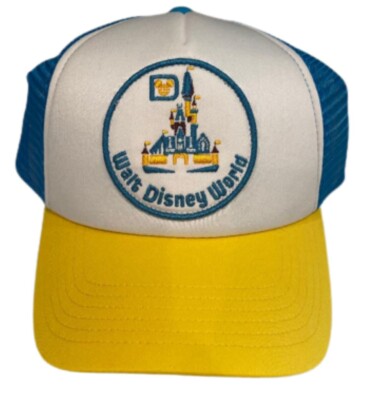 Walt Disney World 50th Anniversary Vault Castle Trucker Cap Hat Adjustable NEW-image