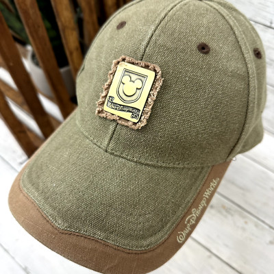 Disney Parks Strapback Hat Cap Walt Disney World Adult Brown green-image