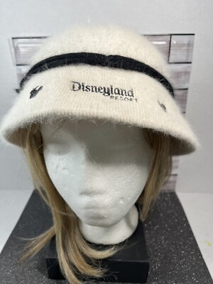 Walt Disney World Bucket Hat Angora, Wool blend~Ivory ~Mickey Mouse-image