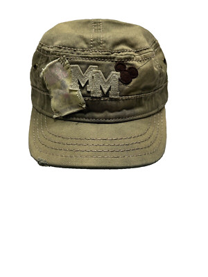 Walt Disney Mickey Mouse Hat Painter's Distressed Adjustable Khaki -image