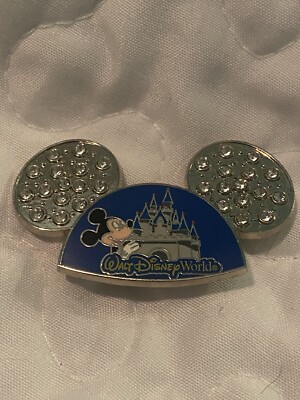 DISNEY PIN - MICKEY MOUSE Jeweled Ears Hat WDW Castle Celebrate Everyday 2009-image