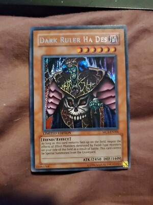  YUGIOH • DARK RULER HA DES •  MC1-EN006 • SECRET RARE • LIMITED • -image