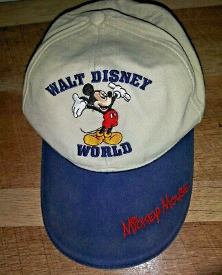 Walt Disney World Child Size Mickey Mouse Strapback Cap Hat-image