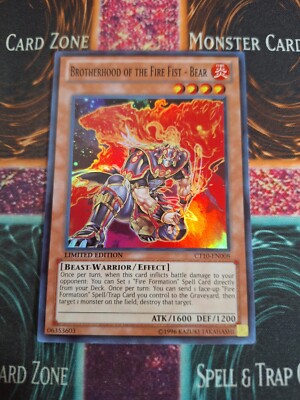 Yu-Gi-Oh! Brotherhood of the Fire Fist - Bear CT10-EN008 Super Limited NM a1/-image