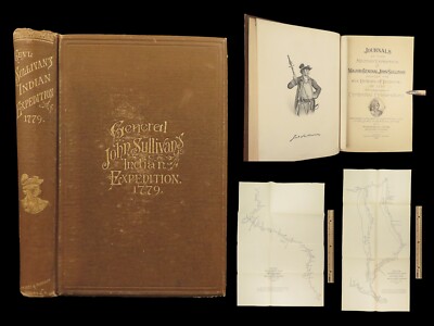 1887 American Revolution  1ed Sullivan Expedition Journals Iroquois INDIAN War-image