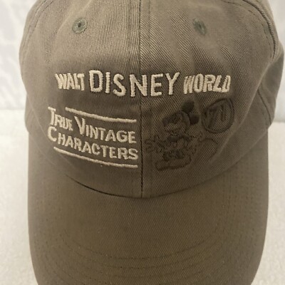 Walt Disney World True Vintage Characters Mickey Mouse Cap 57-61cm 100% Cotton-image