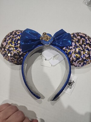 Walt Disney World 50th Anniversary Celebration Minnie Ears Headband PASSHOLDER-image
