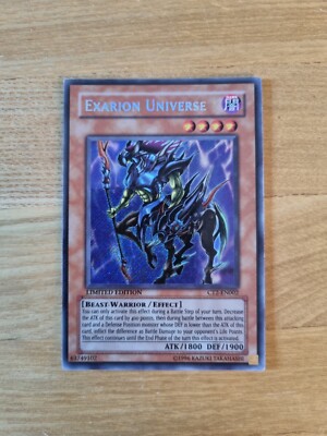 Yu-Gi-Oh! Exarion Universe CT2-EN002 Limited Edition Secret Rare Card and Tin-image