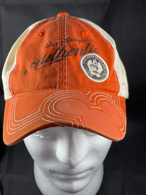 Vintage Authentic Walt Disney World Mickey Mouse Adjustable Baseball Cap Hat-image
