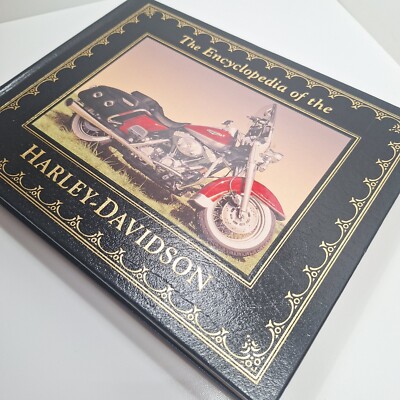 The Encyclopedia of the Harley Davidson By Henshaw & Kerr - Leather-image