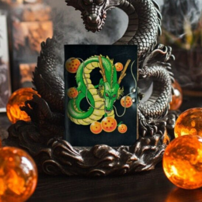 Dragon Ball Z Shenron Leather Blank Spell Book of Shadows grimoire Journal Anime-image