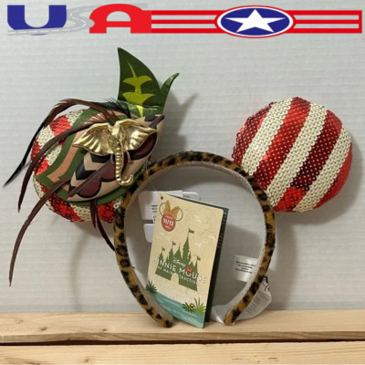 Jungle Cruise Ears MMMA Disney Headband Minnie Mouse The Main Attraction US💖-image