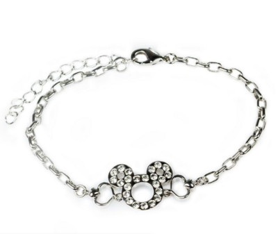 Mickey Mouse Heart Disney Arribas Bracelet ✿ Made with Crystals from Swarovski-image