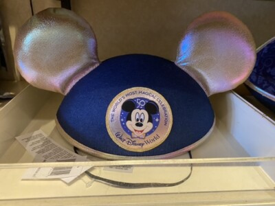 Disney Parks Walt Disney World 50th Anniversary Adult Mickey Mouse Ears Hat NEW-image